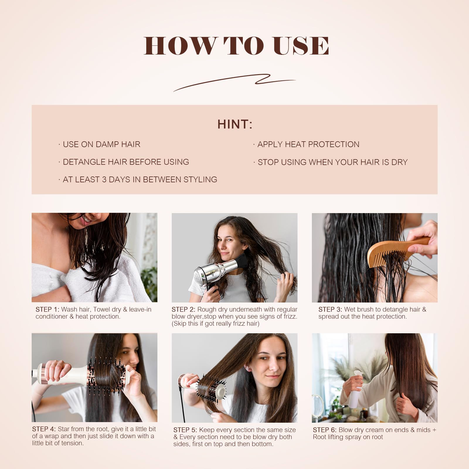 Hair Trends safety ALCl plug with ETL certification for safe international use.