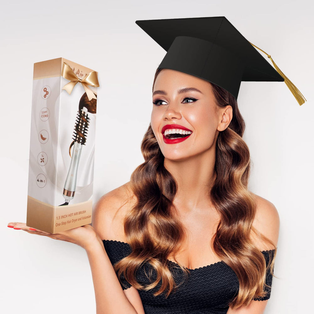 Hair Trends travel-case-friendly packaging highlights easy packing for trips.