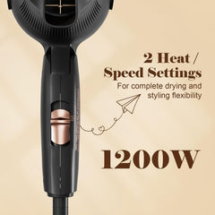 Hair Trends Concentrator nozzle offers precise styling for smooth results.