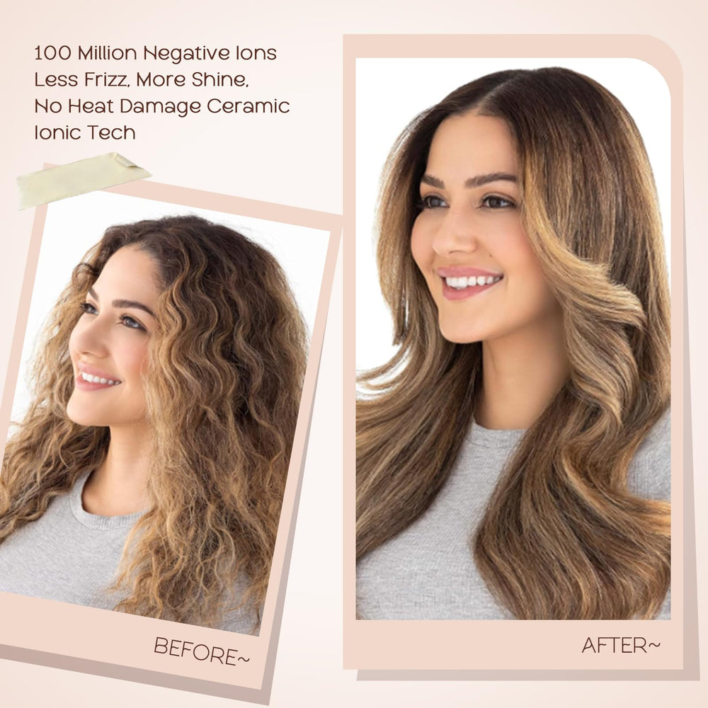 Hair Trends travel-ready 110-120V unit image highlighting compact size for on-the-go styling.