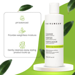 Hair U Wear Cleansing Shampoo foamy lather shows weightless moisture for wigs