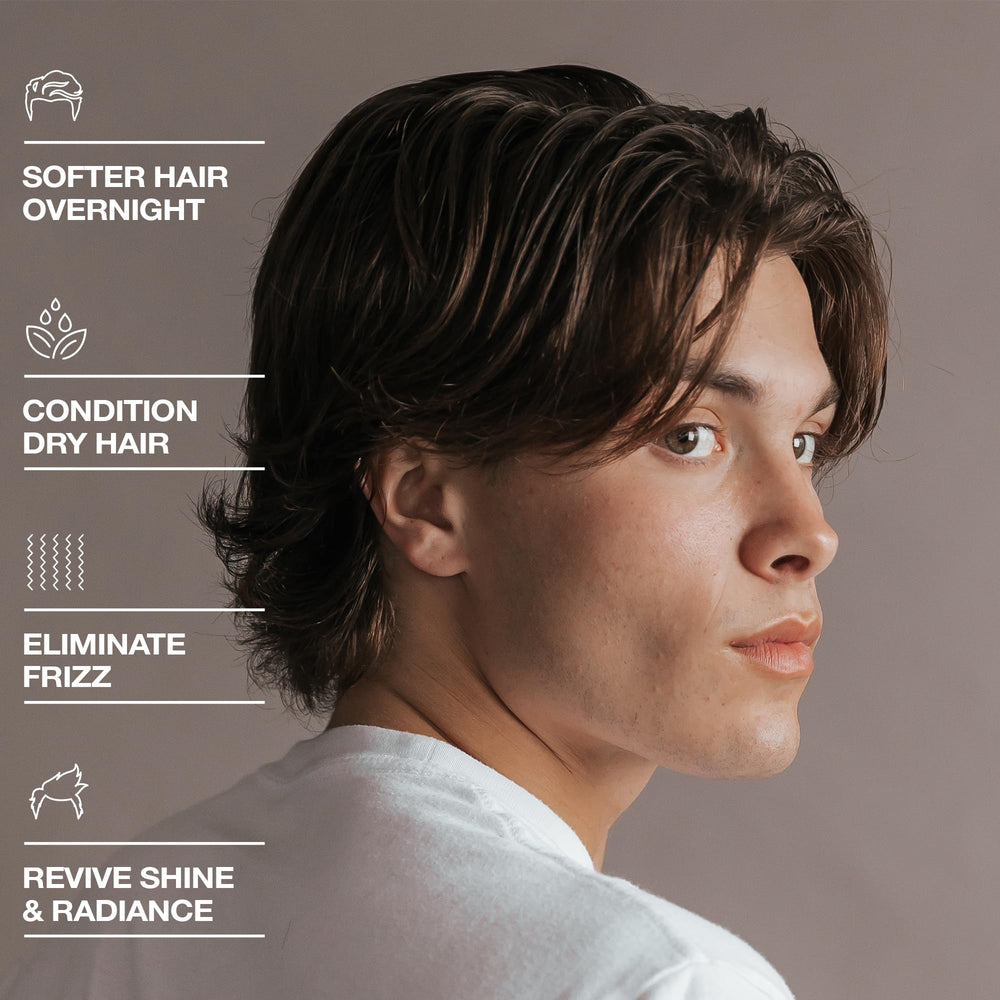 Hair Craft Co. CRVFT oil blend ingredients highlights soothing oils for shine.