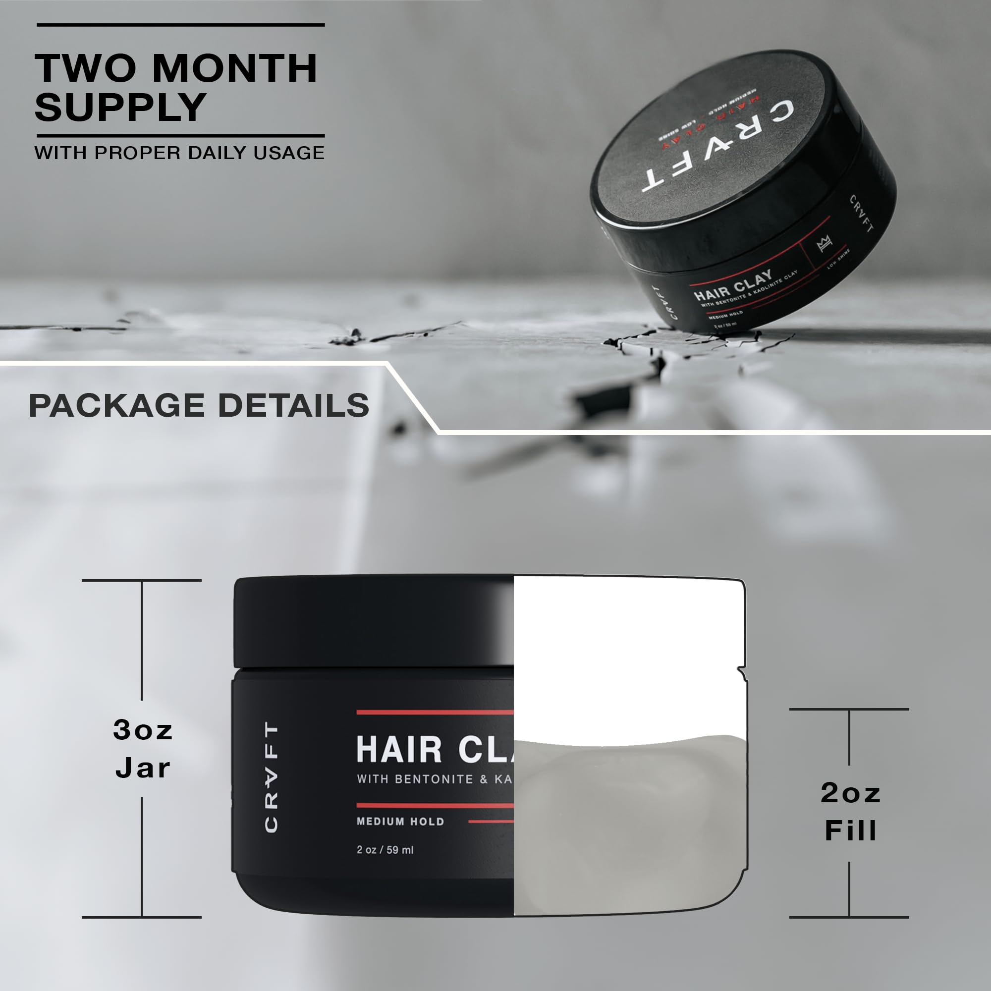 Hair Craft Co. CRVFT reworkable styling to reshape looks.