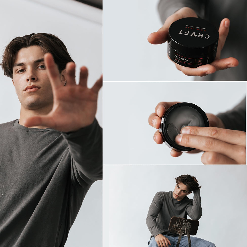 Hair Craft Co. CRVFT matte texture helps grip for textured styles.