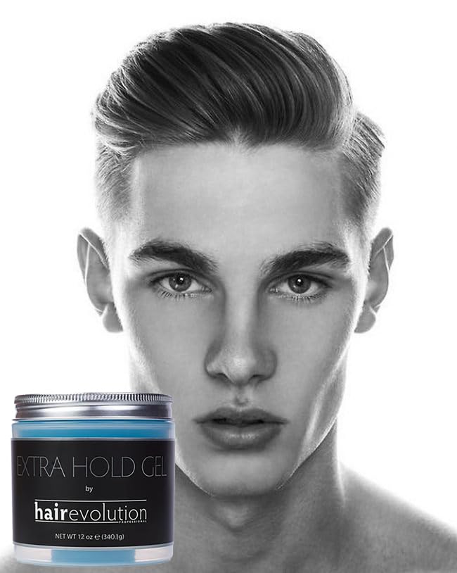 Hairevolution Extra Hold Gel dispensing action for easy styling