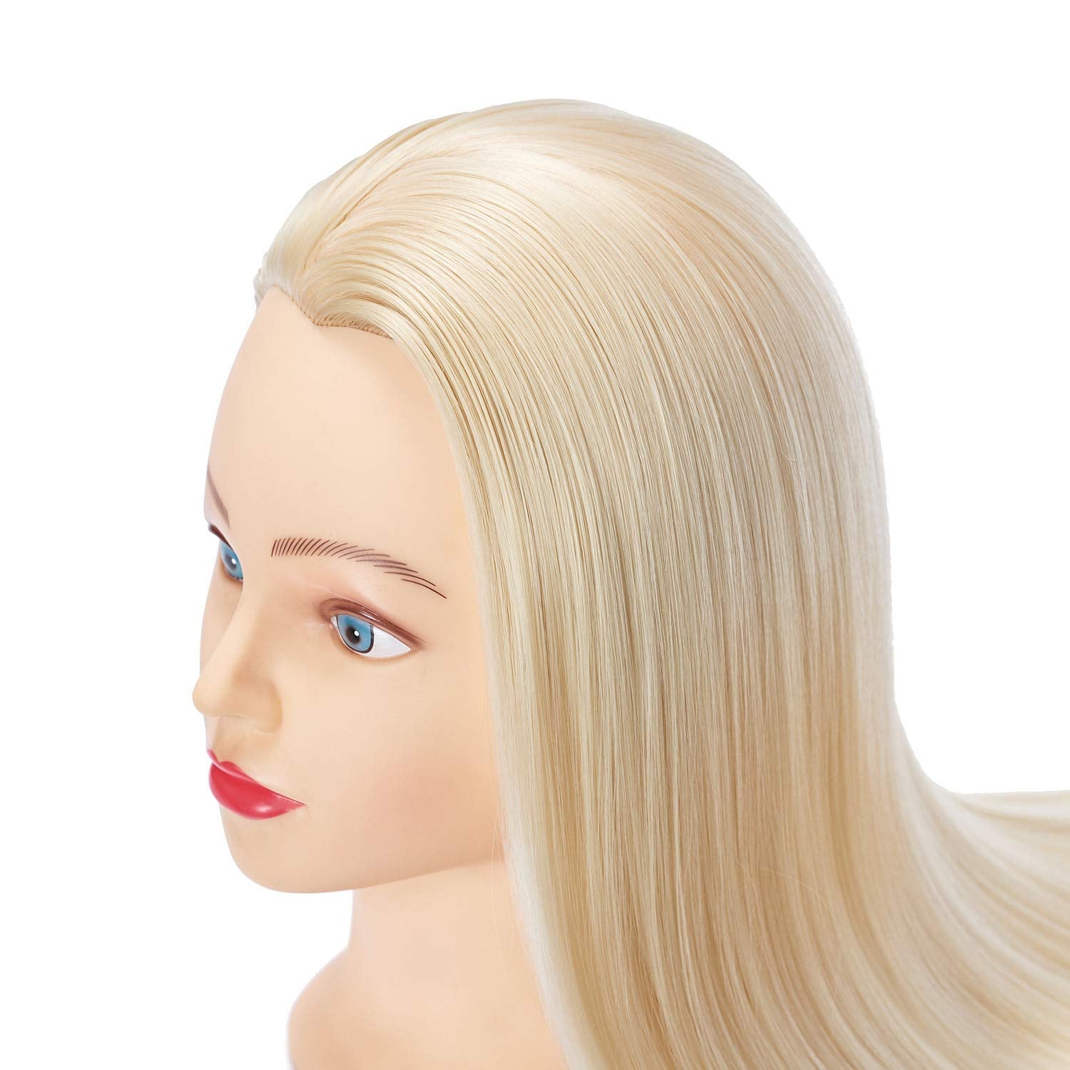 Hairingrid 613 blonde hair close-up emphasizes texture for styling practice.