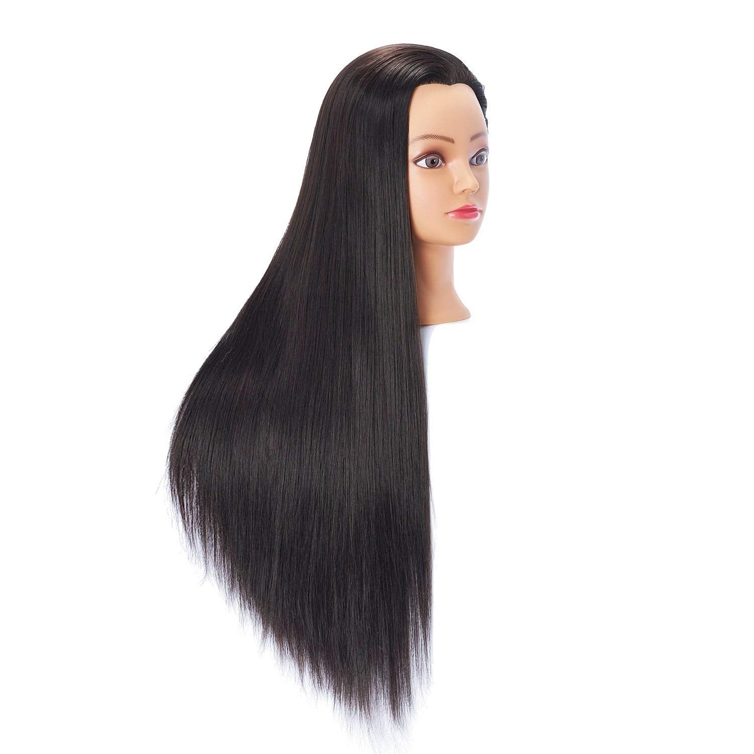 Hairingrid high-temp synthetic hair enables heat styling practice