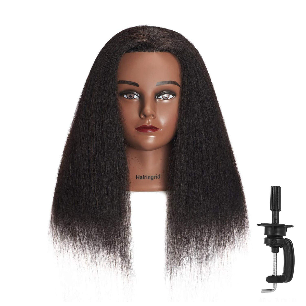 Hairingrid mannequin head 14inch for realistic practice and training.