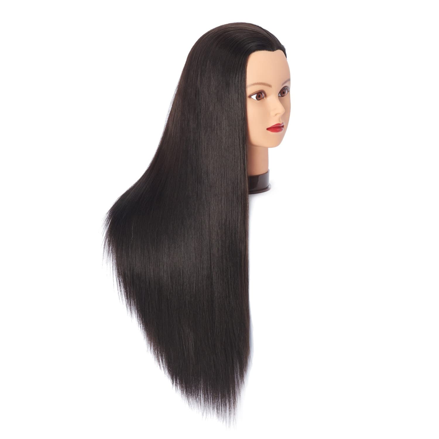 Hairingrid mannequin head side view for precise cuts and demos.