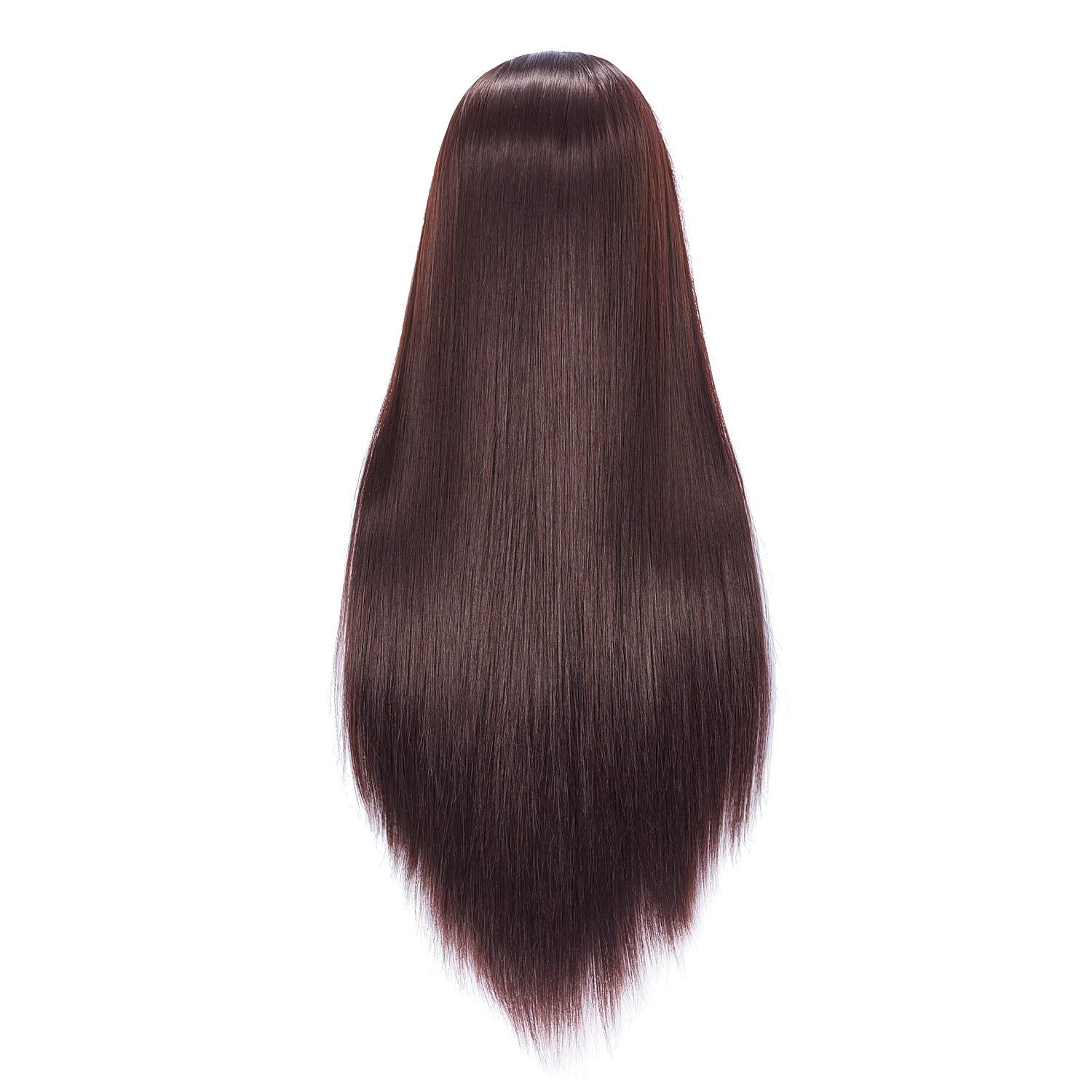Hairingrid salon-use mannequin head on table clamp.