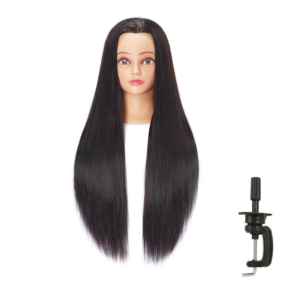 Hairingrid table clamp stand secures the head for steady training