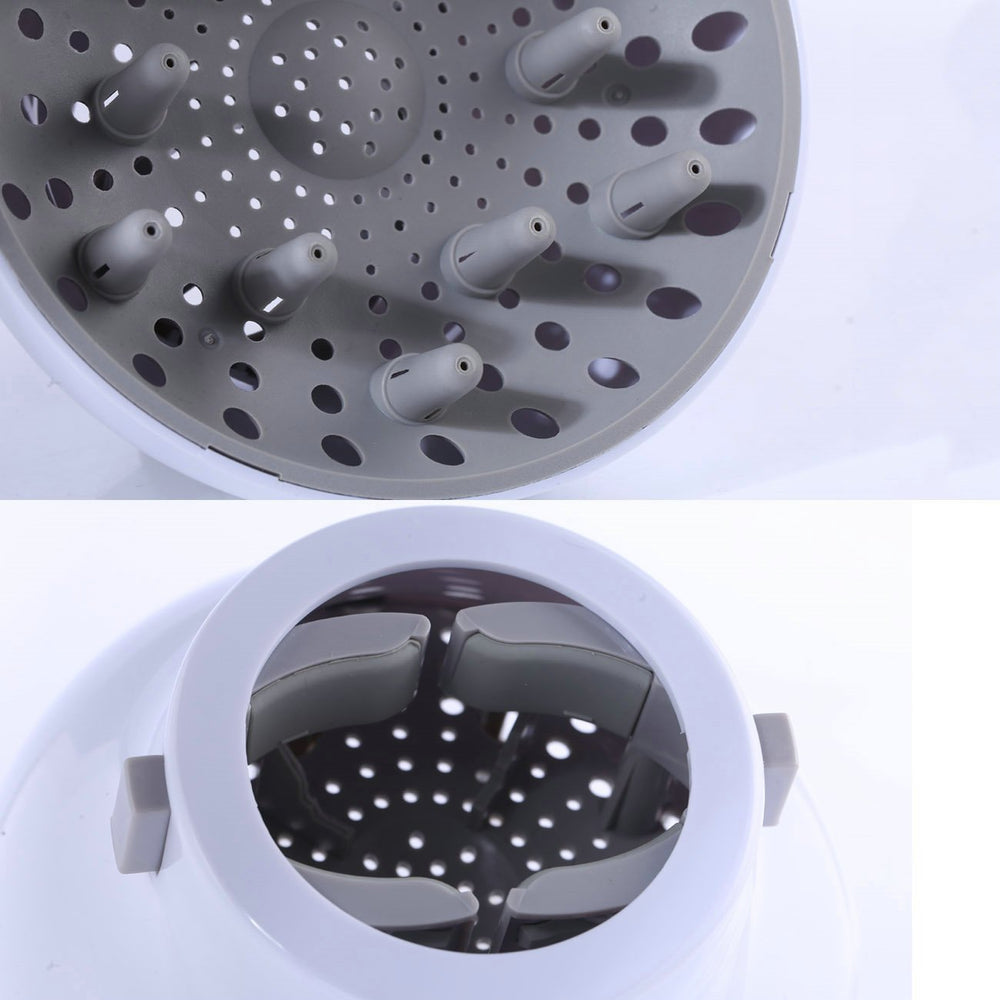Hairizone diffuser in use during a blow-drying session for efficient diffusion