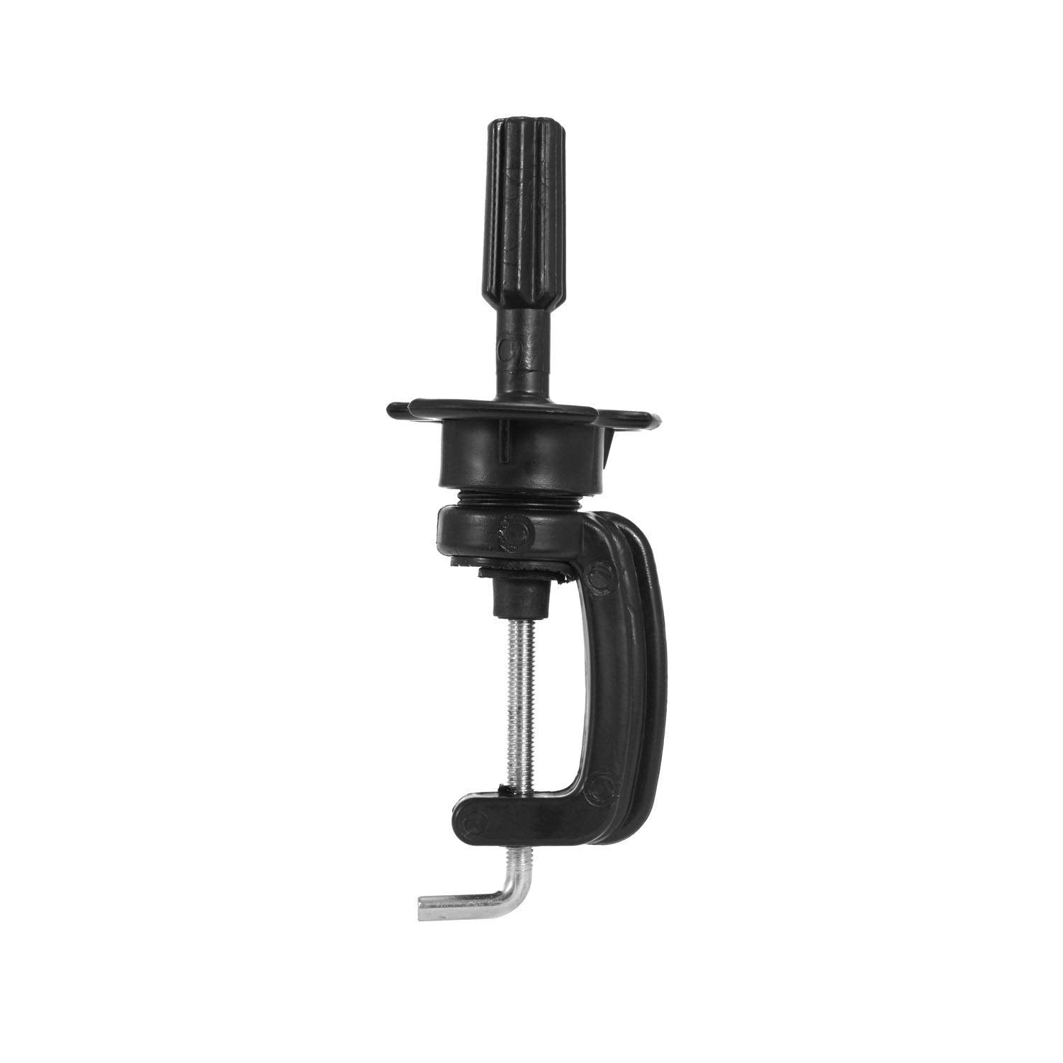 Hairlink packaging image shows sturdy box and included clamp stand.