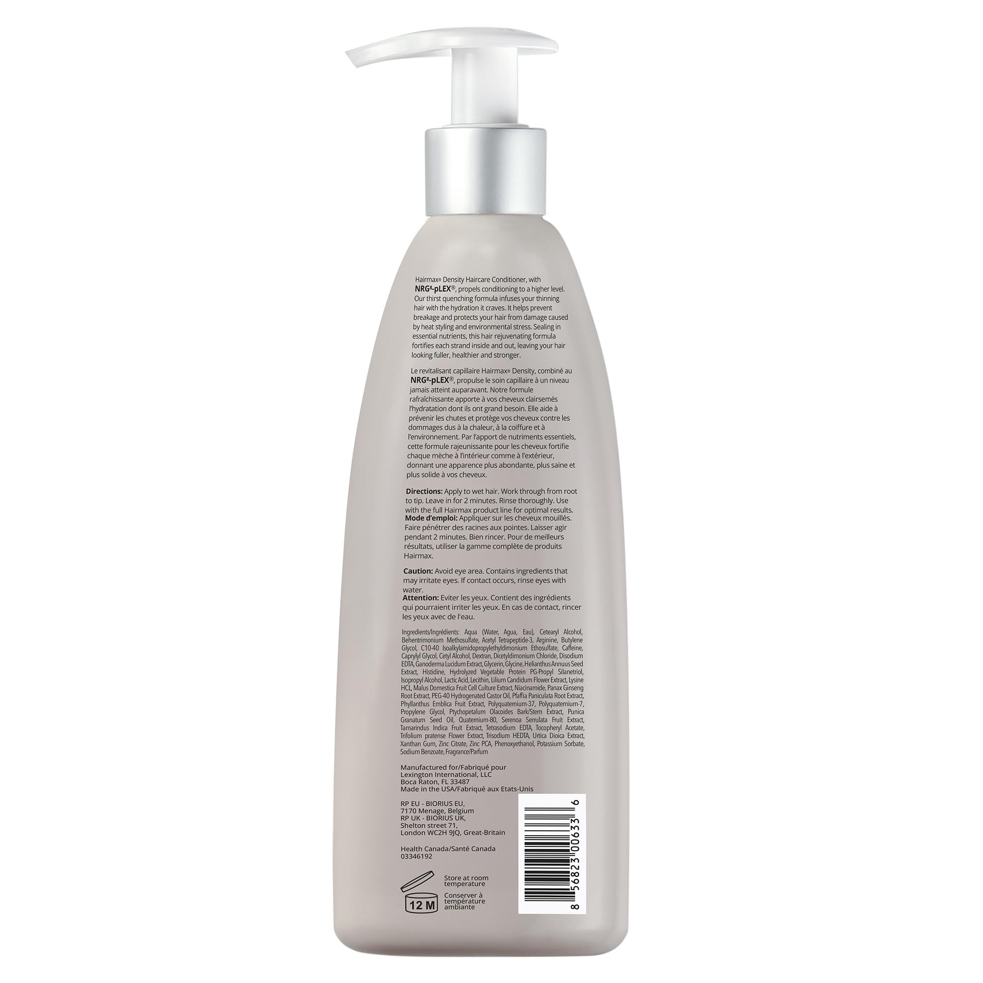 Hairmax Density Shampoo lather closeup demonstrates rejuvenating cleansing action.