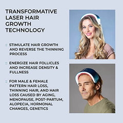 HairMax LaserBand 82 on-head use during routine hair care