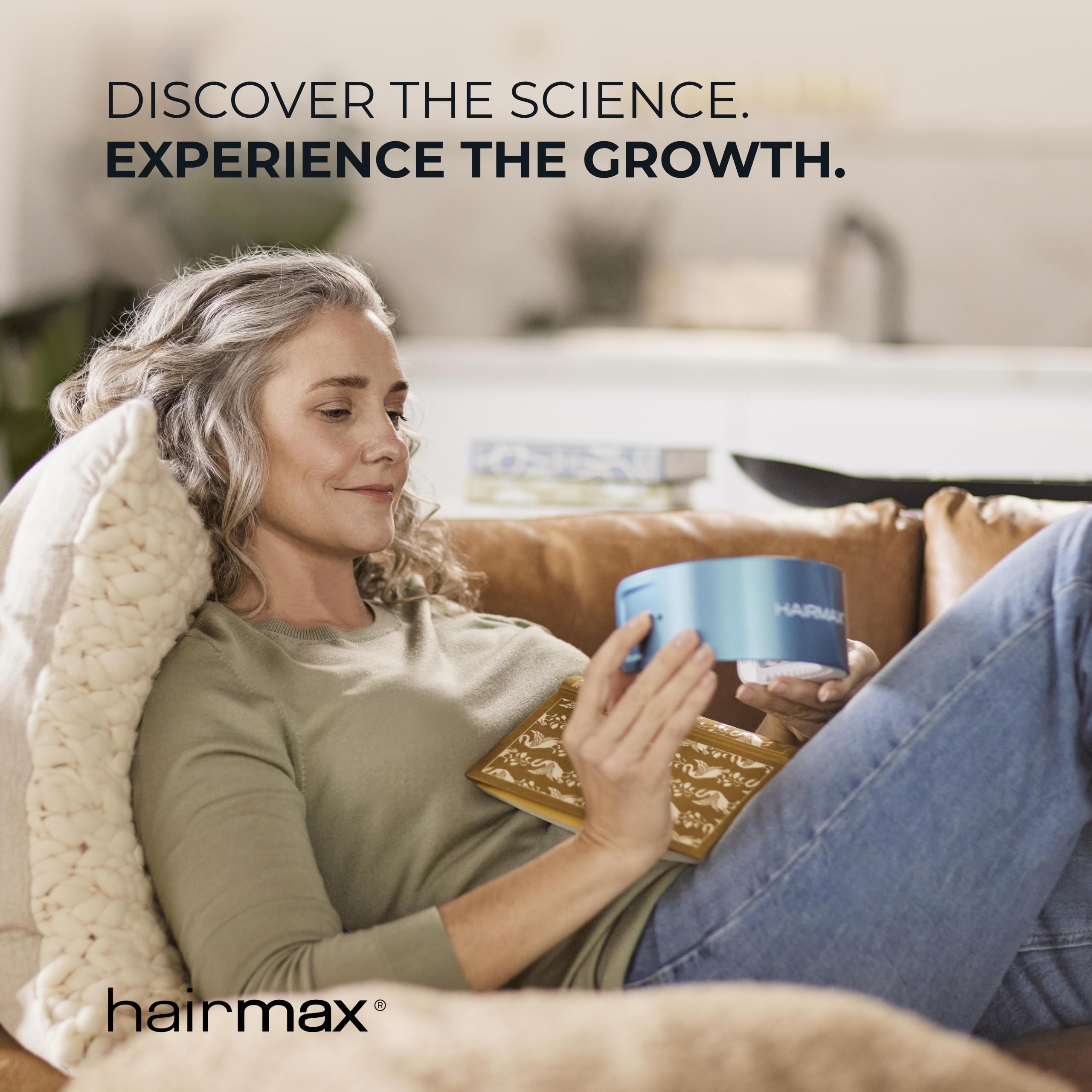 HairMax LaserBand 82 results-oriented illustration for growth