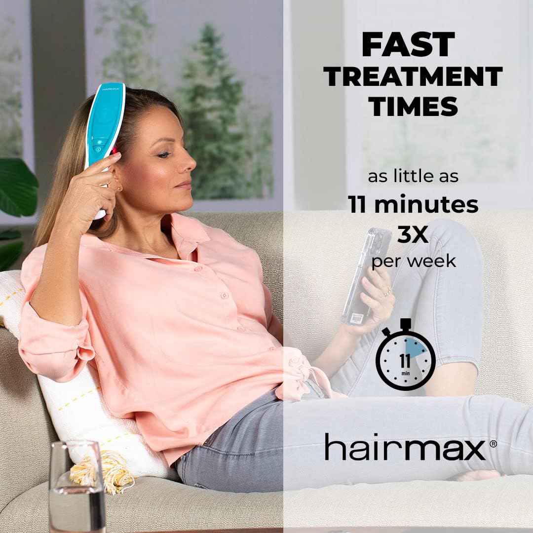 Hairmax Ultima 9 Classic packaging shown as a complete home kit.