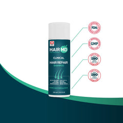 HairMD Transplant Clinical Repair Shampoo graft care focus after transplant