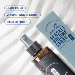 Hairplexx Sea Salt Volume creates textured, waves-ready hair.