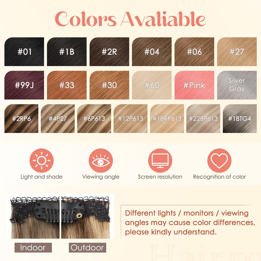 Hairro travel friendly packaging image suggests portable extensions for outings