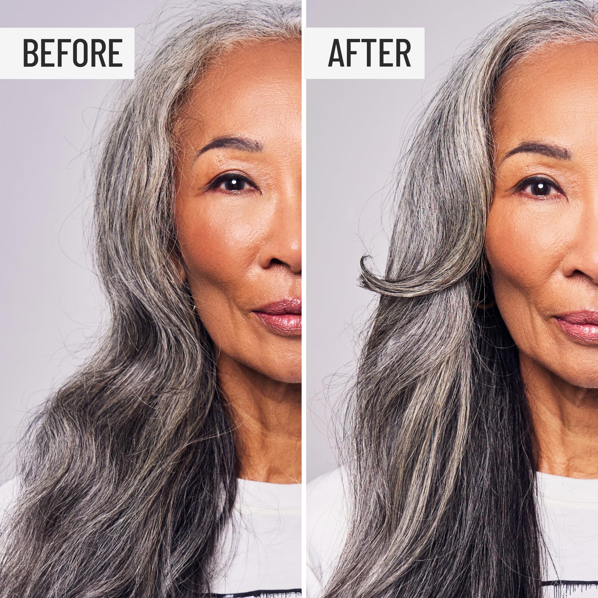 Applying Hairstory Pre-Wash to roots highlights purifying micellar action