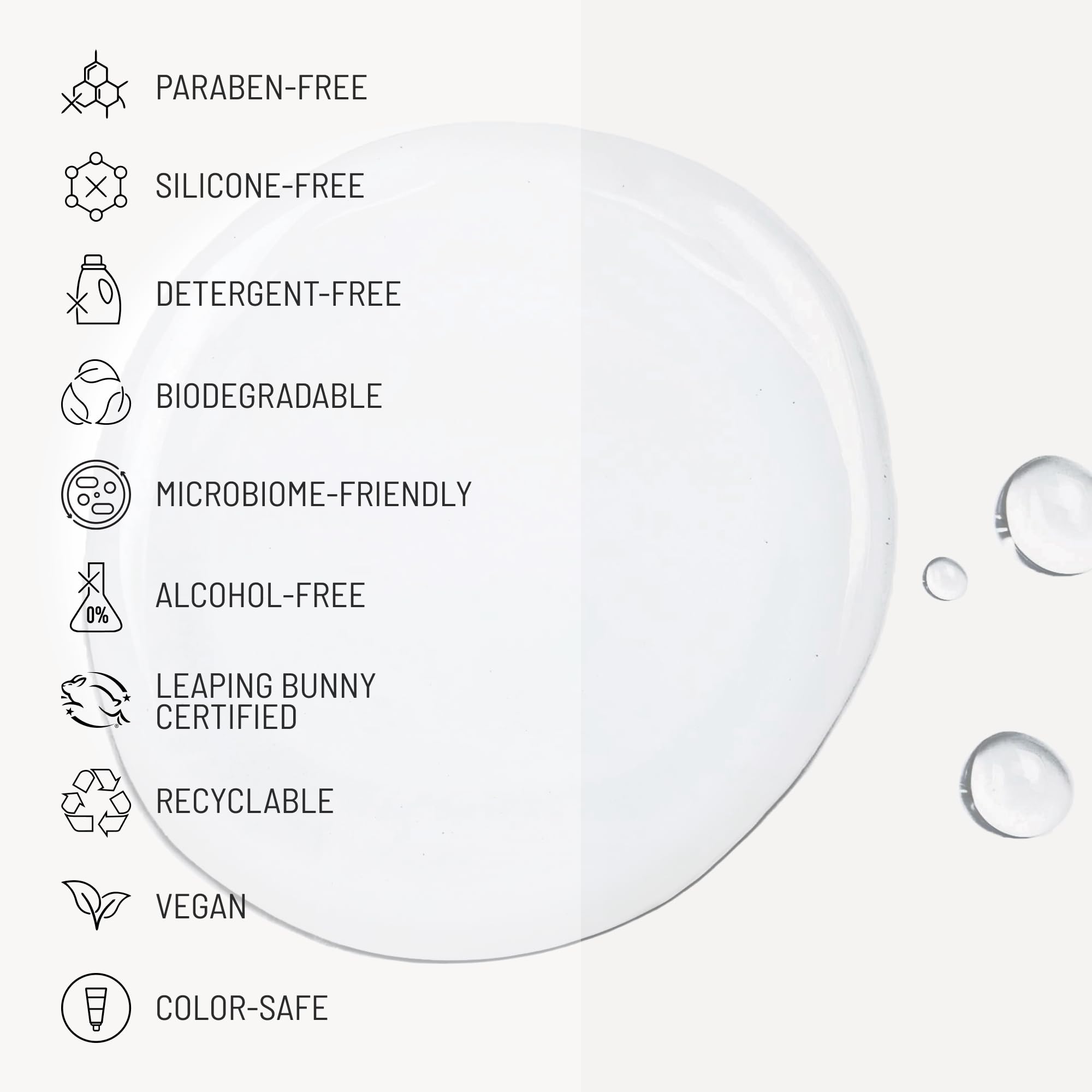 Rinse-ready hair after Hairstory Pre-Wash supports balanced moisture and scalp freshness