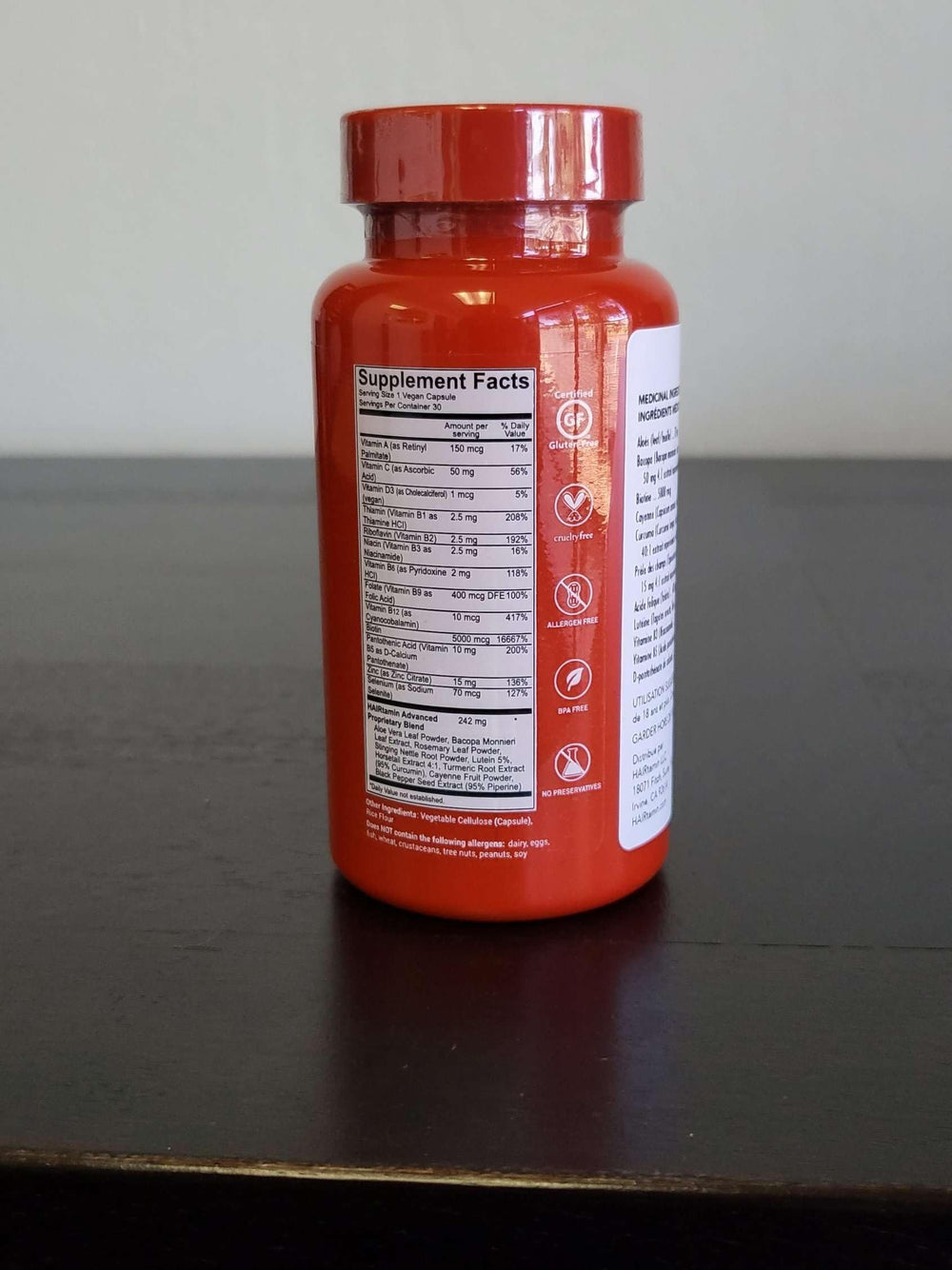HAIRtamin 3-month supply packaging for long-term hair health