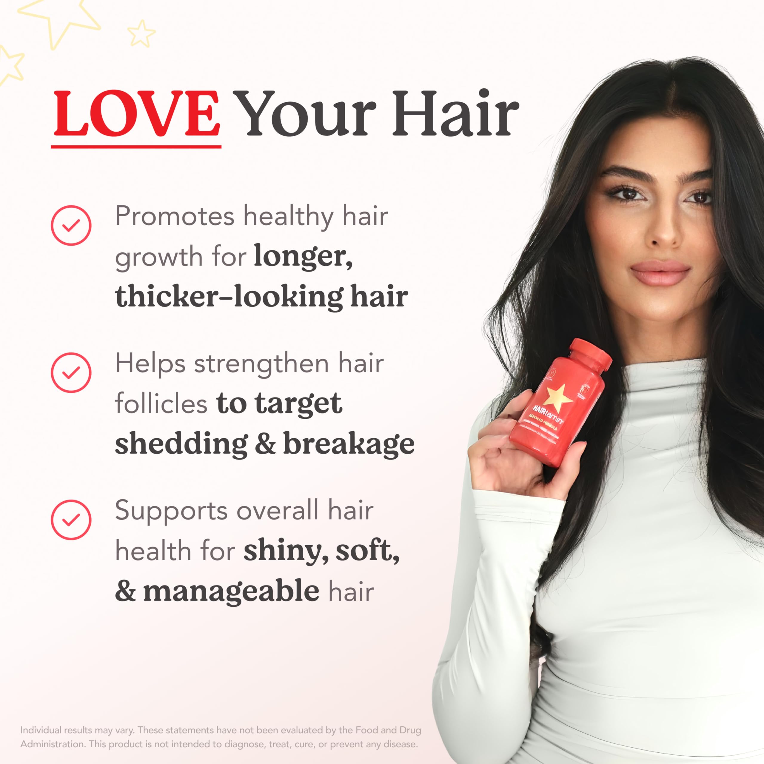 HAIRtamin capsules closeup with vegan biotin blend for vitality