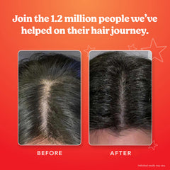 HAIRtamin Scalp Serum texture close-up shows quick-drying lightweight feel