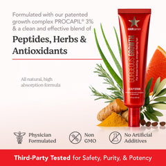 HAIRtamin Scalp Serum close-up ingredients label for nourishment