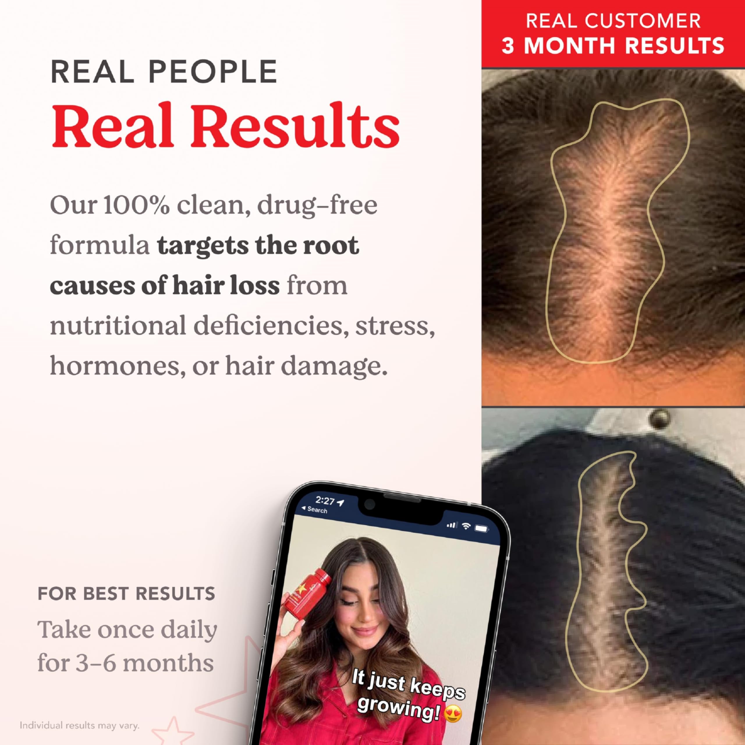 HAIRtamin vegan capsules sealed gluten-free daily supplement for hair care