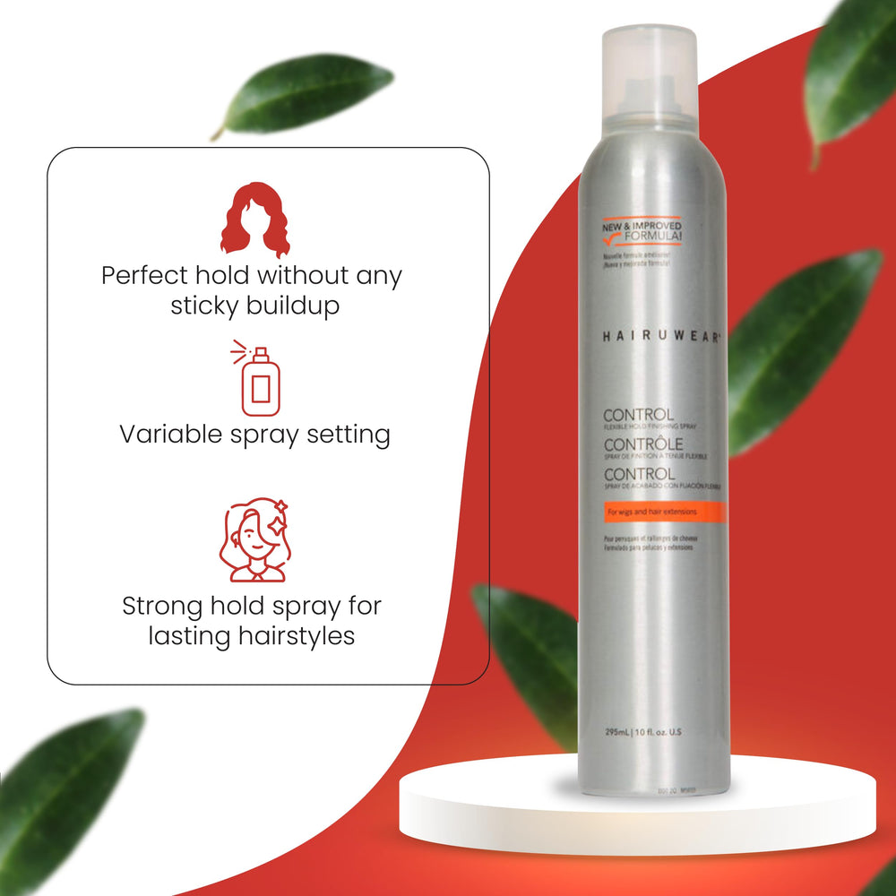 Hair U Wear fast-drying hairspray for wigs and extensions speeds touch-ups