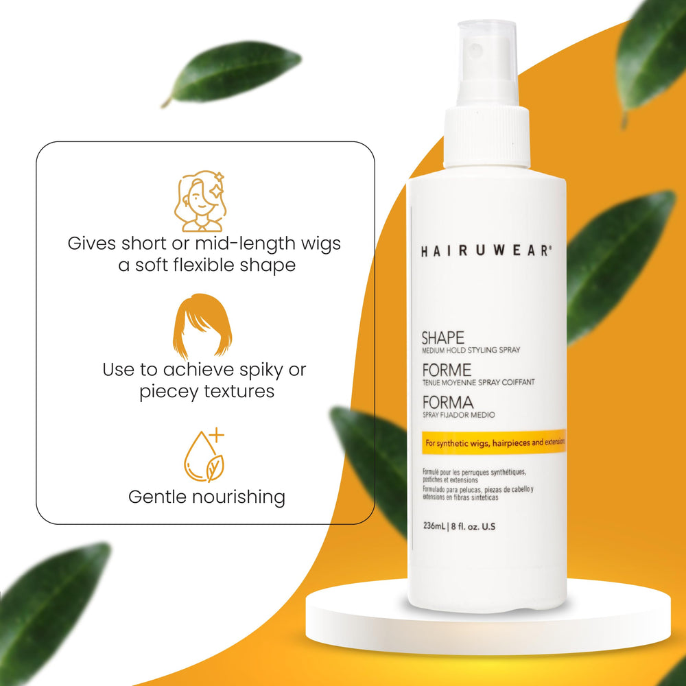 HairUWear wig spray bottle for texture and medium hold