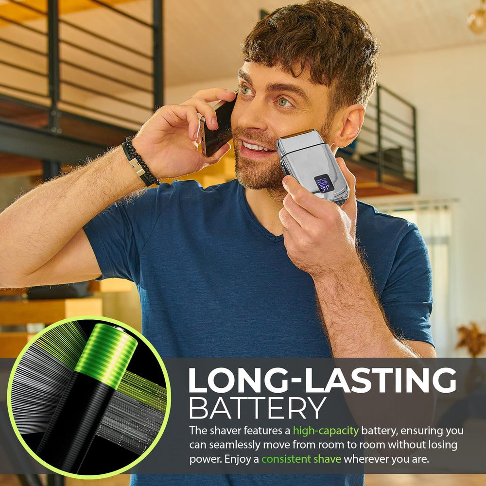 Hal&Hol rechargeable-battery-pack supports longer sessions between charges.