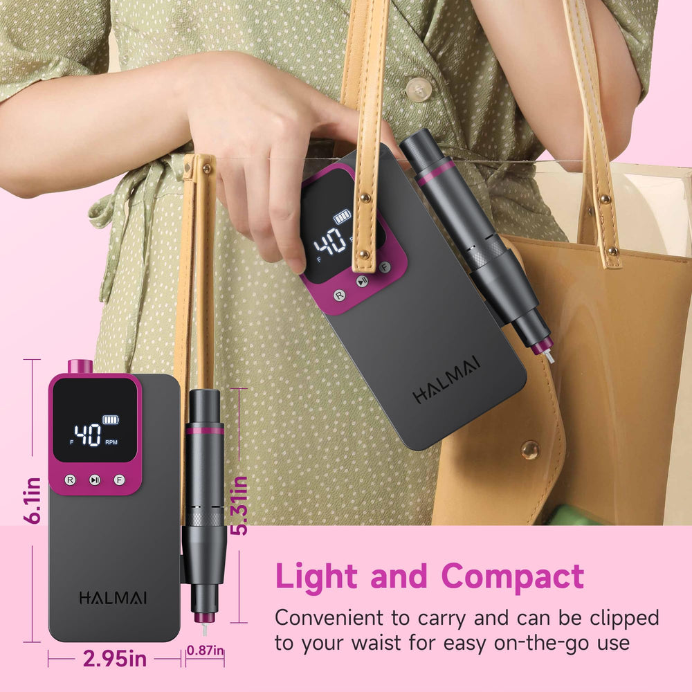Halmai HMC320 pause function lets you start or pause without restarting