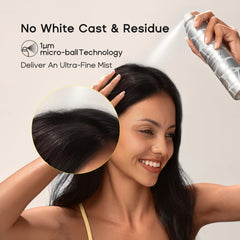 HALOVIDA volume-boost after spray creates lifted roots and fullness
