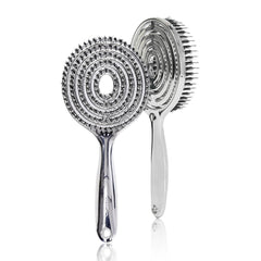 HALOVIDA Hair Brush with elastic air cushion for gentle scalp contact and quicker styling