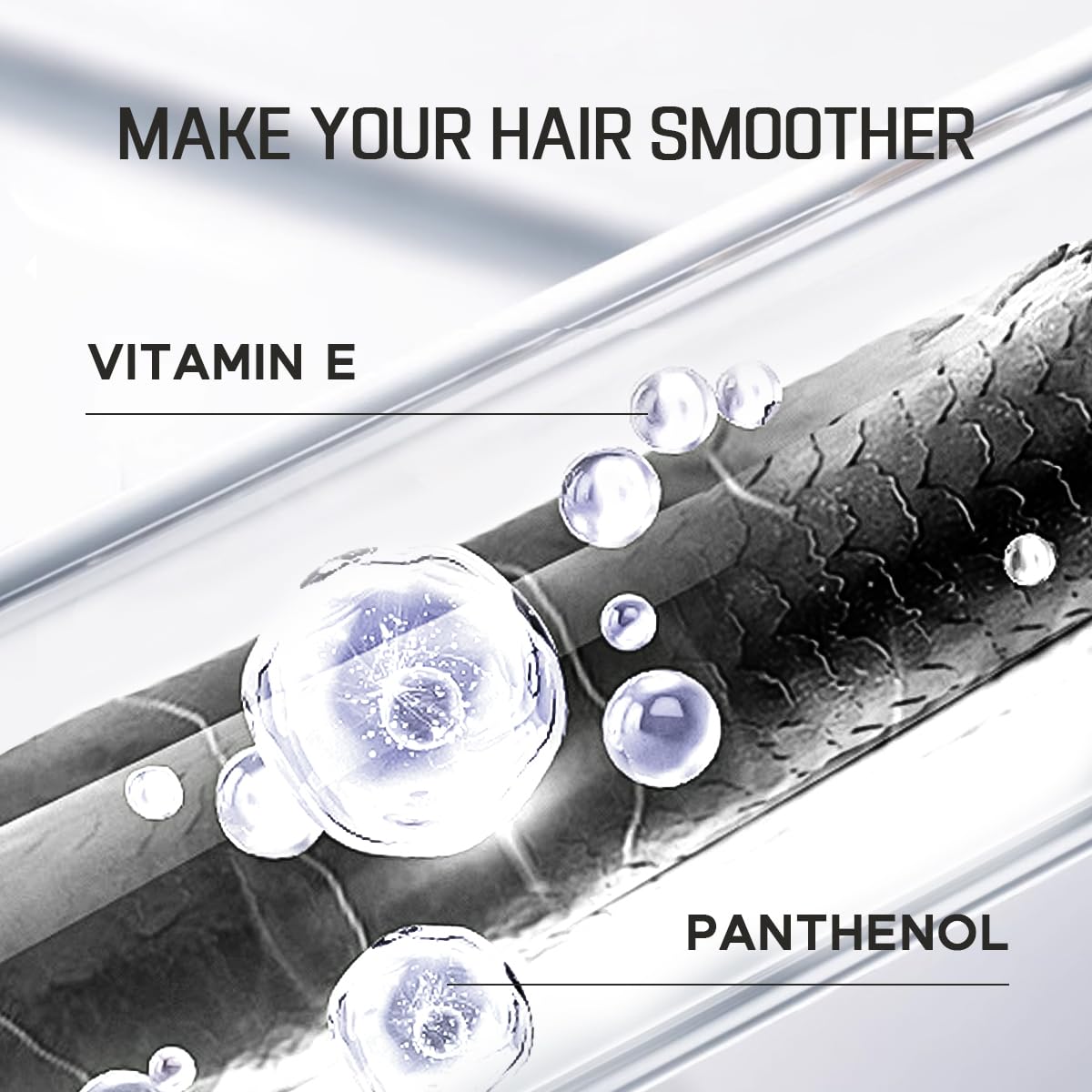 HALOVIDA spray application on hair demonstrating instant refresh.