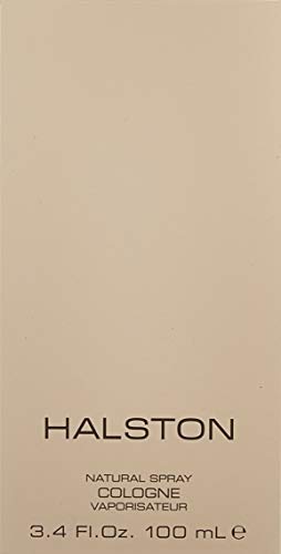 Halston women's cologne spray application close-up highlights smooth application and lasting scent potential.