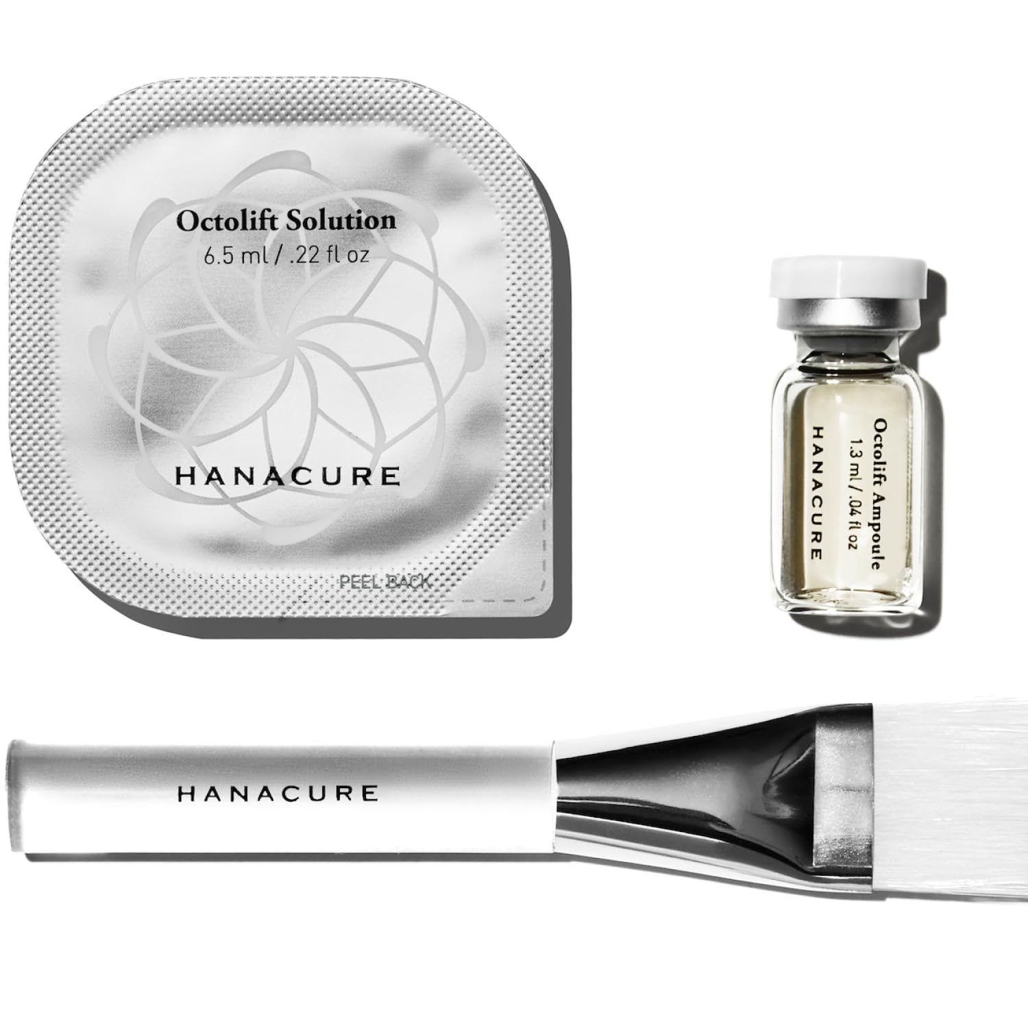 Hanacure All-In-One Facial Starter packaging for an at-home spa ritual.