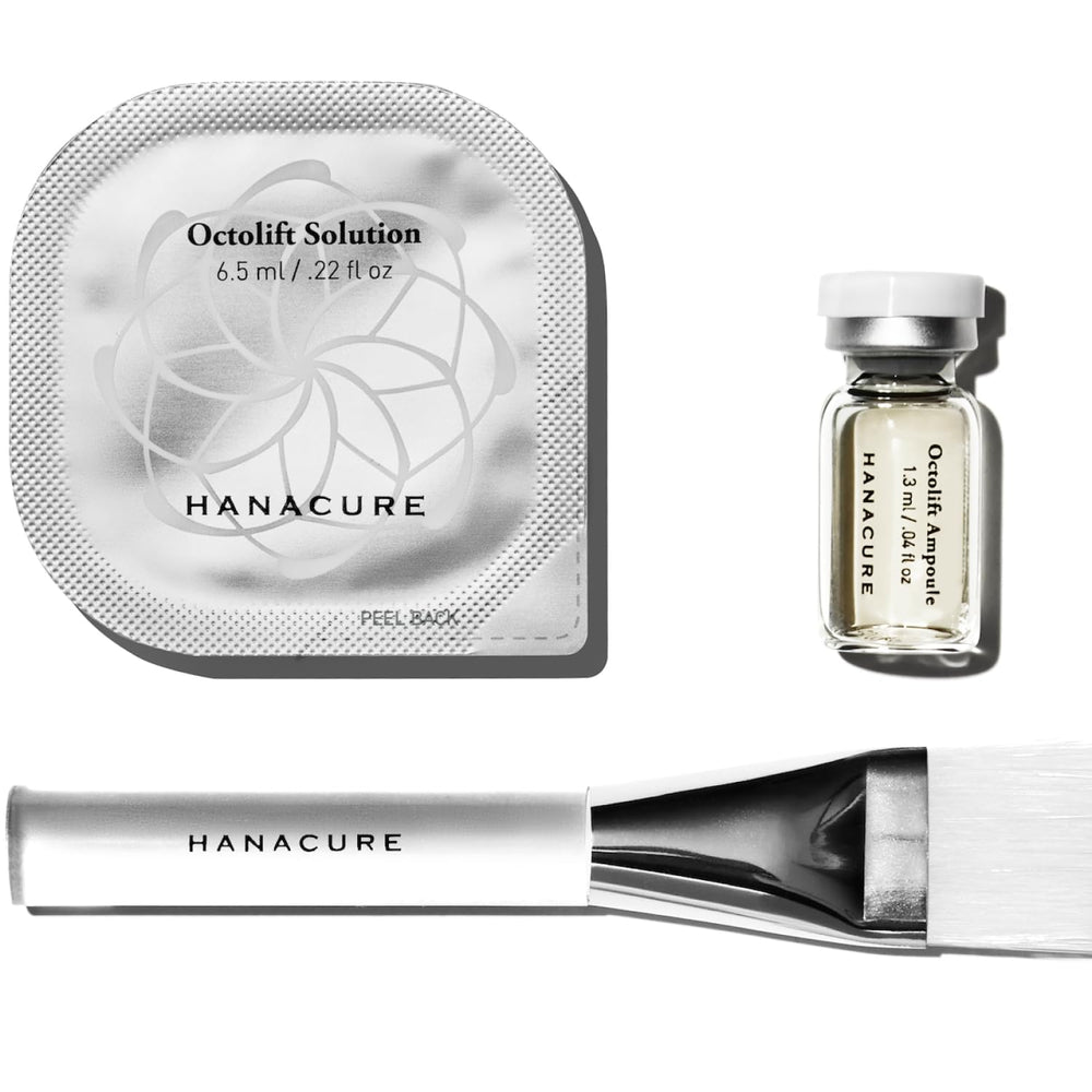 Hanacure All-In-One Facial Starter packaging for an at-home spa ritual.