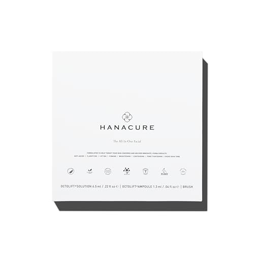 Hanacure All-In-One Facial Starter serum-ampoule ready for lifting and glow prep.