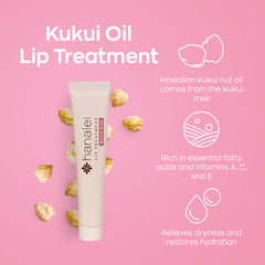 Hanalei Kukui oil ingredient spotlight highlights rich emollients for soft lips