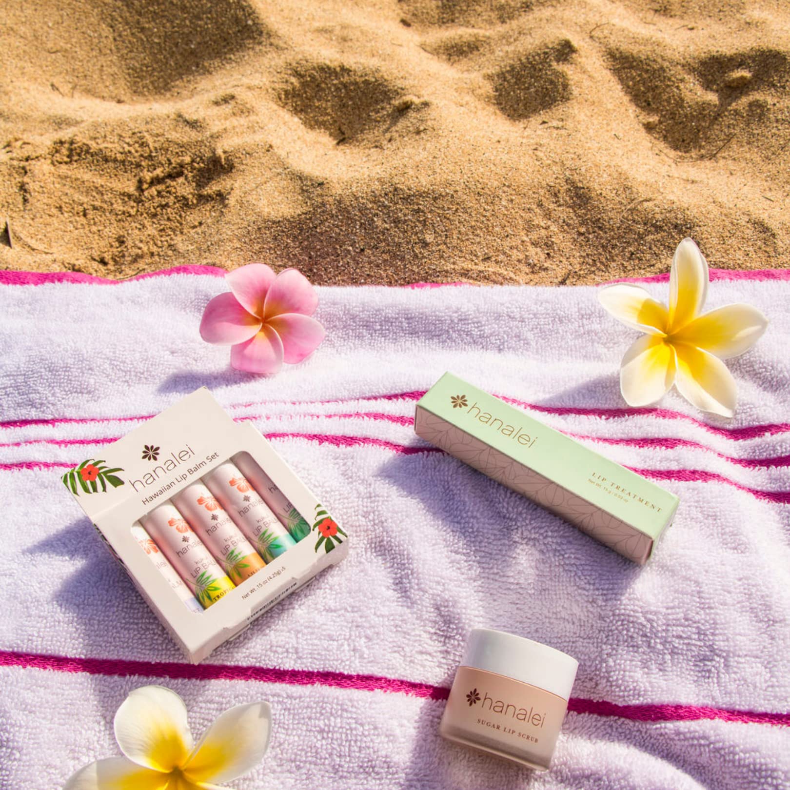 Hanalei lip balm Soft-hands-use demonstrates convenient, on-the-go application.