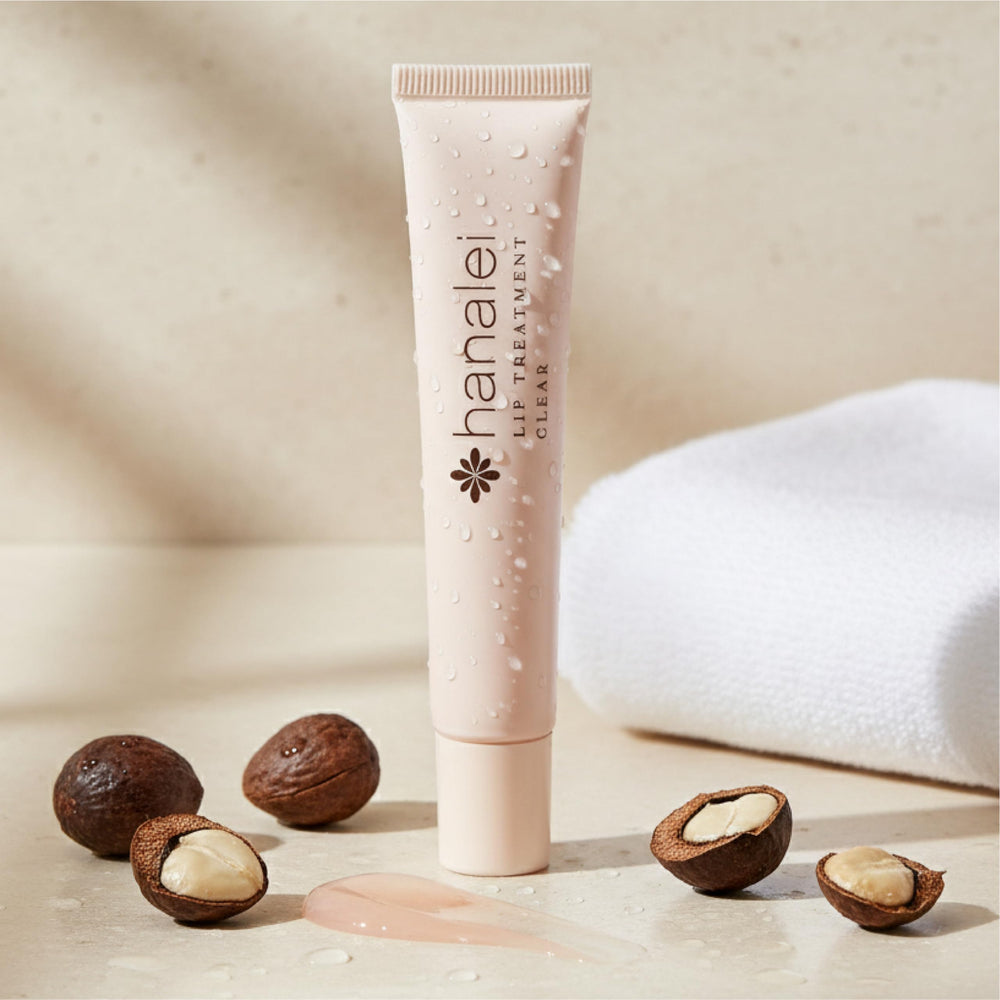 Hanalei Lip Treatment applied on lips to soothe dryness