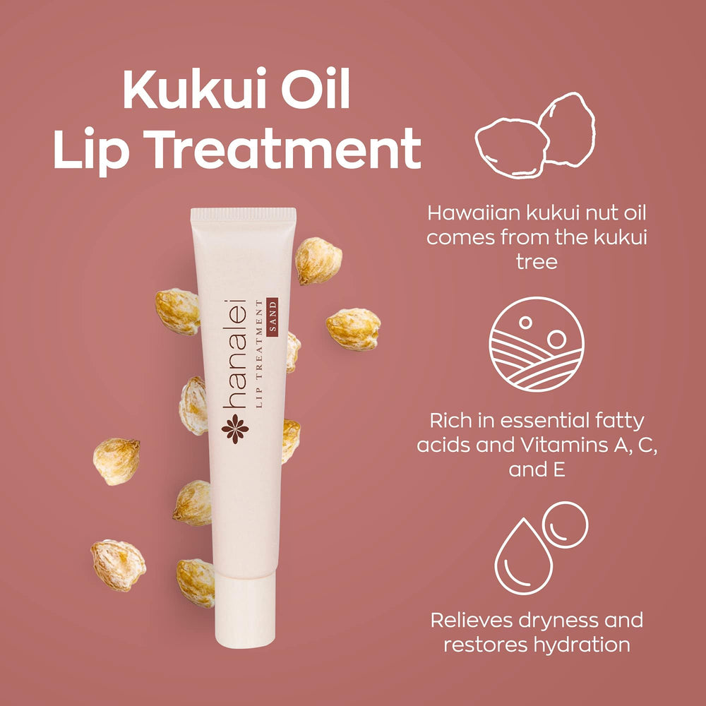 Hanalei Lip Treatment cap close-up with creamy balm texture for easy application