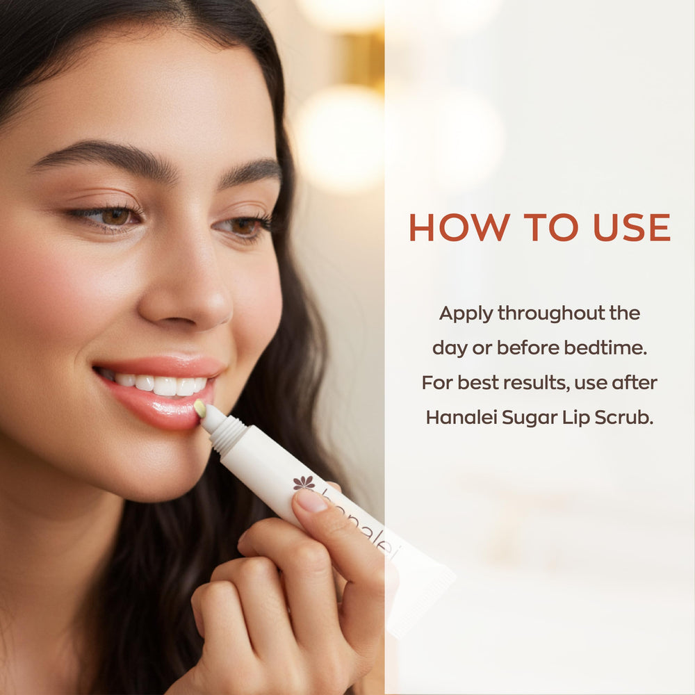 Hanalei Lip Treatment night-time application for overnight hydration