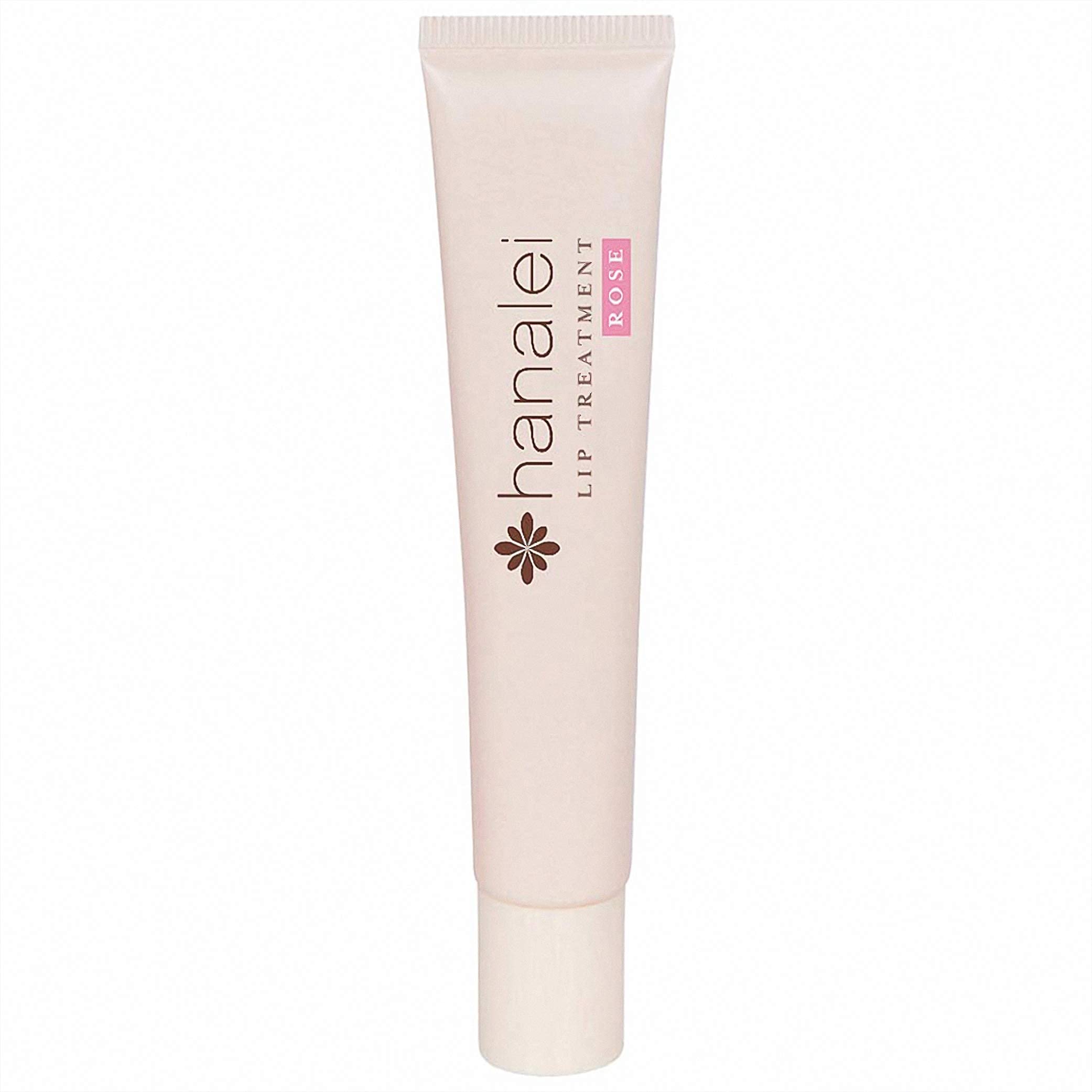 Hanalei Lip Treatment with rose pink tint hydrates lips with natural color.
