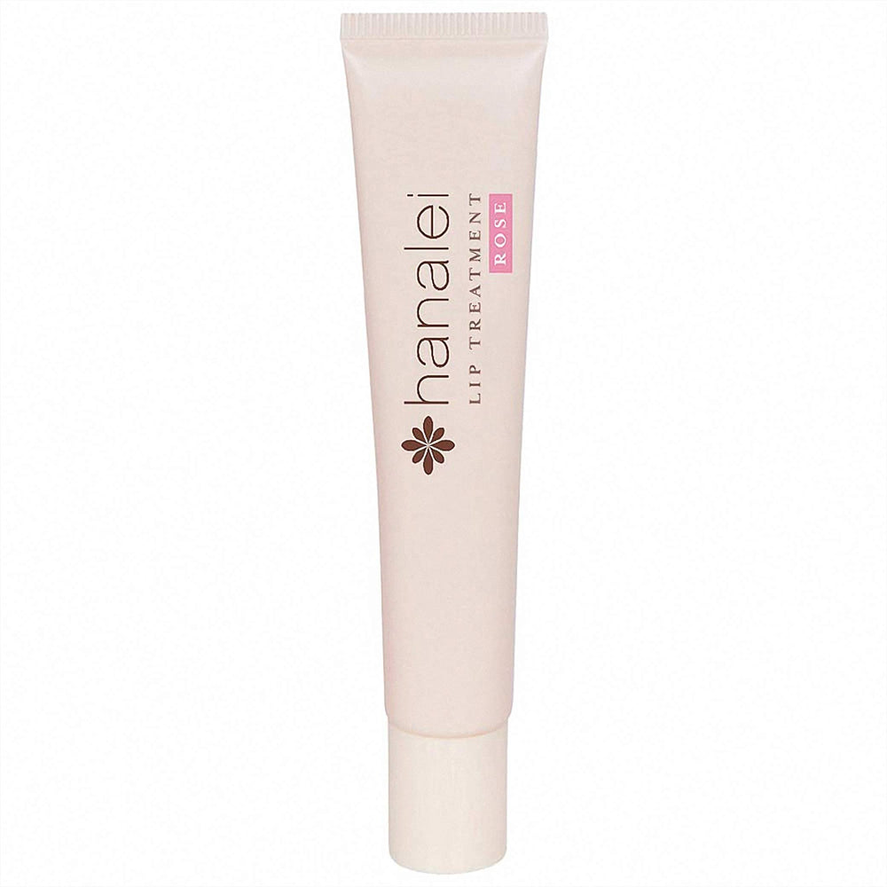 Hanalei Lip Treatment with rose pink tint hydrates lips with natural color.