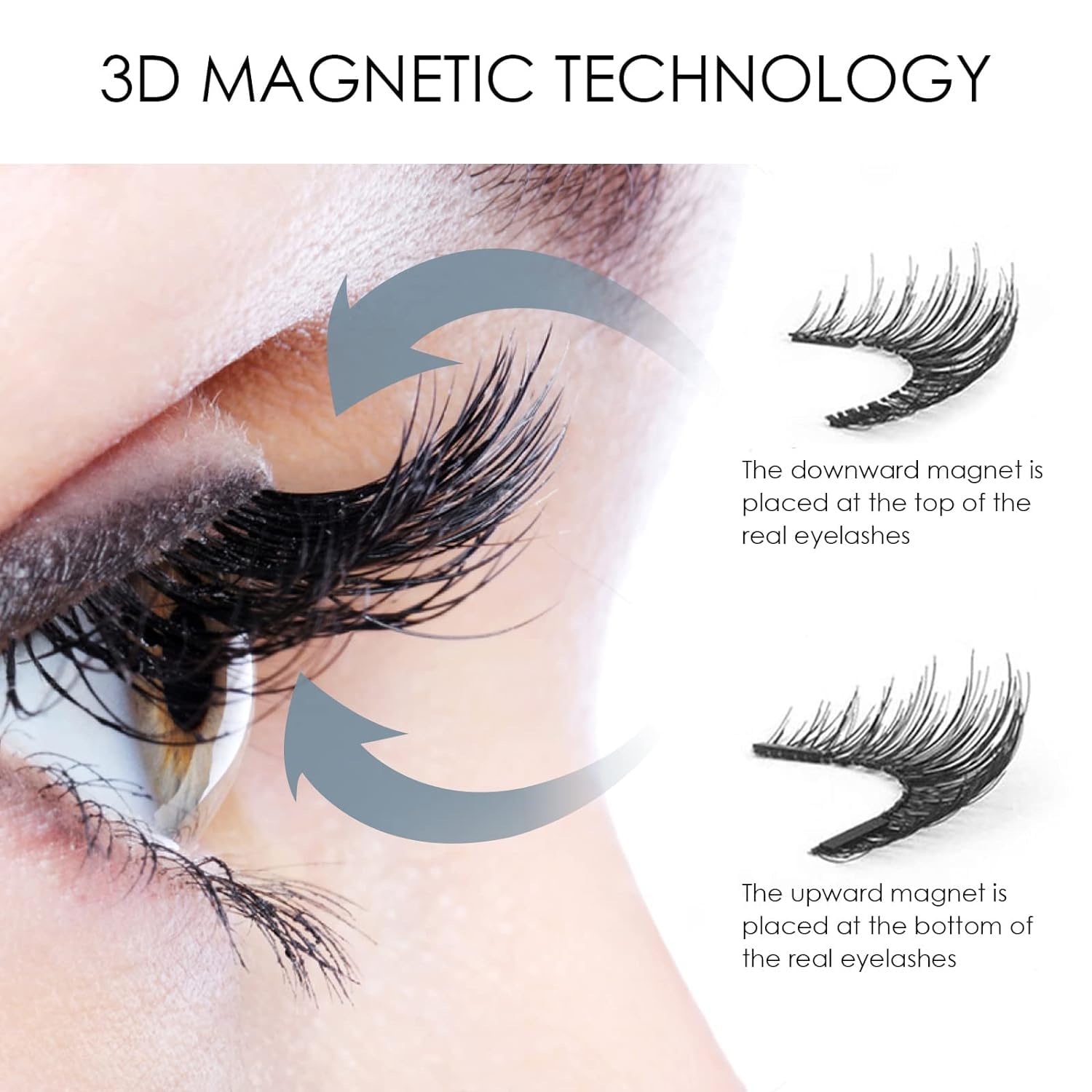 HANASCAR bionic-fiber lashes feel soft and comfortable on sensitive eyes